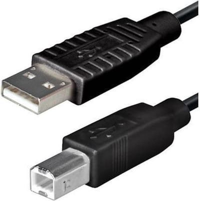 Universele Printerkabel - USB A naar USB B Kabel - Geschikt voor HP, Canon, Epson, Brother - 1.5 Meter - Zwart
