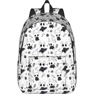 Hollow Knight Gaming Rugzak voor Mannen Vrouwen Coole High School Business Daypack Laptop Computer Canvas Tassen met Zak S