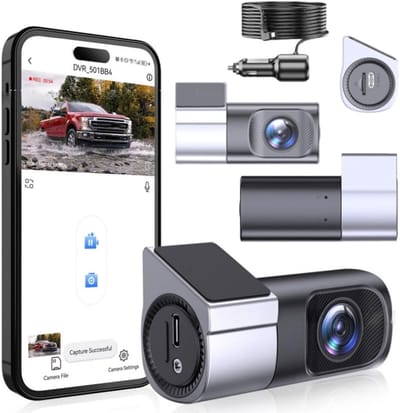 Auto Camera - Rijrecorder Camera - Veilig Rijden - Wifi En Nachtzicht - 1080p Resolutie