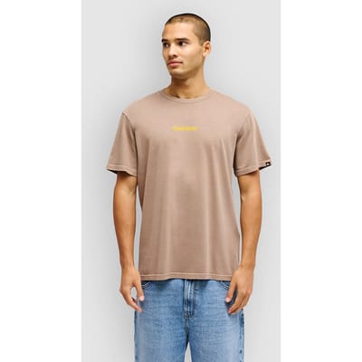 Quiksilver Evo Rays T-shirt Met Korte Mouwen Bruin 2XL Man