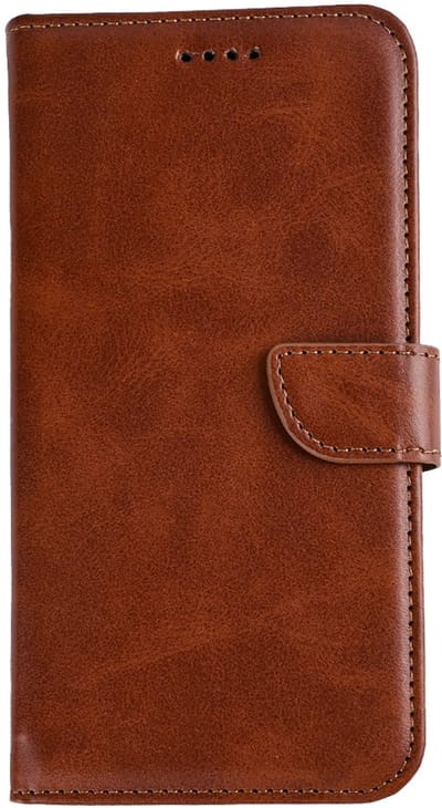 Rixus Bookcase For Samsung Galaxy S25 Edge Brown