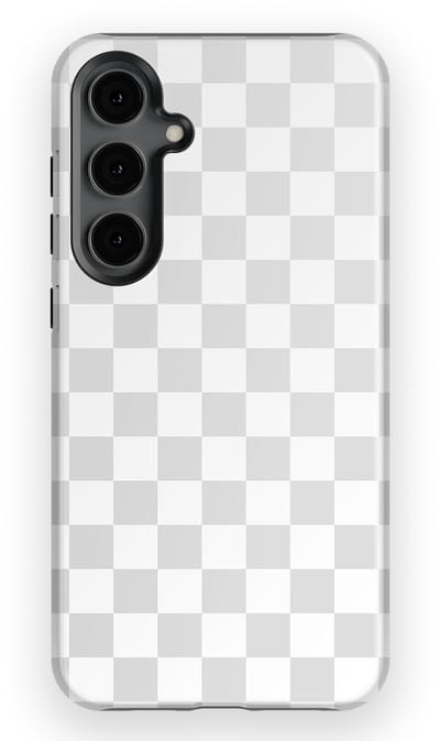 Design Hoesje Samsung Galaxy S24 Plus | Geschikt Voor Mag | Tiny Squares Checkered Print | Backcover Samsung Galaxy S24 Plus Ivory Squares