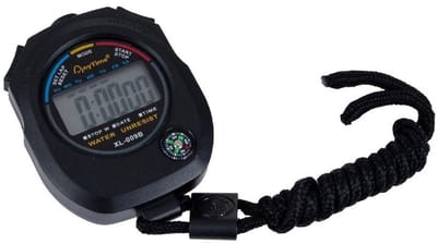 Stopwatch- Stopwatch spatwaterdicht Zwart