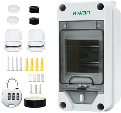 Zekeringkast Opbouw - Verdeelkast Elektrisch - Stroom Verdelen - Waterdicht IP65 - 78 x 97 x 16 cm - Grijs