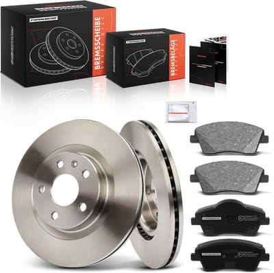 Frankberg 2x remschijven 4x remblokken vooras voor Volvo XC40 536 15L