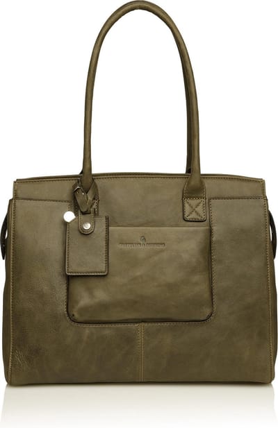 Castelijn en Beerens Laptoptas / Werktas / Aktetas Dames - 15 inch - Carisma - Groen