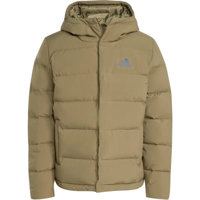 adidas Sportswear Helionic CLIMAWARM Donsjack met Capuchon - Heren - Groen
