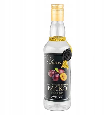 Bimberek MONOPOL Serie - Decoratieve Fles - 500ml - Regionale Versieringen