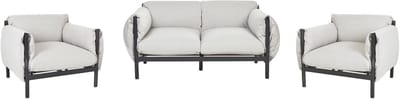 ESPERIA - Loungeset 4-zits - Lichtgrijs - Aluminium