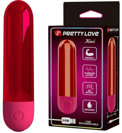 Pretty Love - Kiwi - Bullet Vibrator - Rood
