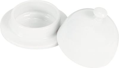Salt & pepper Botervloot boterpotje 9,5xH7cm wit Appetite (per stuk)