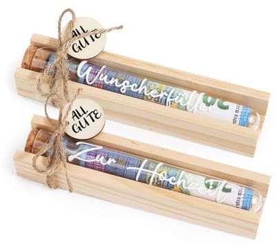 Huwelijksgeschenken 2 stuks - Wensvuller & Geldgeschenk Verpakking voor Bruiloft