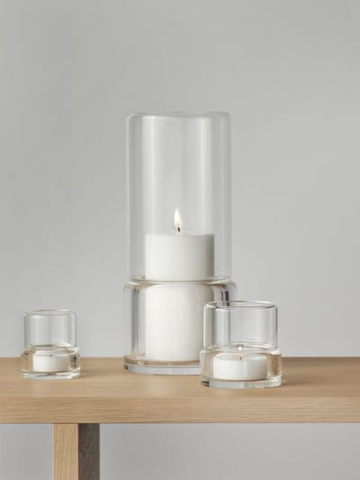 Orrefors Orrefors Kristallen Stormlamp/kaarsenstandaard - Helder - Voor Binnen & Buiten - Staand
