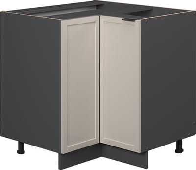 Vicco Fame-Line Hoekkast – 80.5 cm zonder werkblad GrijsBeige