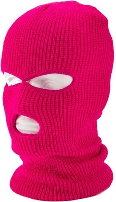Bivakmuts Donker roze - Warme Muts - Rekbaar - Onze Size - Balaclava - Motor