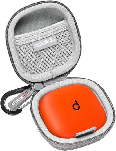 Duurzame en Stijlvolle Beschermhoes voor Draadloze Oordopjes - Geschikt voor Powerbeats Fit - Grijs