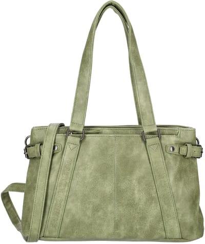 Enrico Benetti Emma Schoudertas - Shopper - Mosgroen