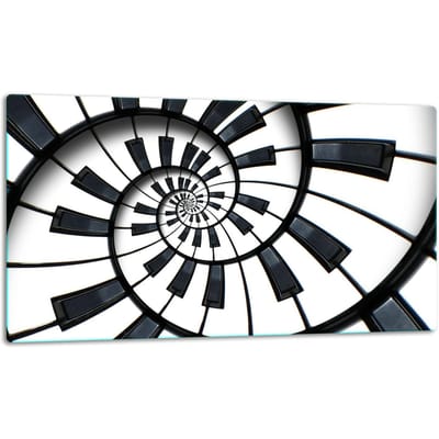 TMK ArtDeko - Snijplank - 52x30 cm - Muzieksysteem - Glas