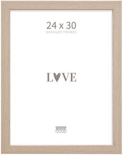 Deknudt Frames fotolijst S45RJ1 - naturel eikkleur - hout - 24x30 cm