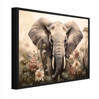 WALLARENA - Schilderij op Canvas 100x70 cm + Schilderijlijst - Canvas schilderij - Voor Kinderen motif - Voor Kinderen - Op het doek