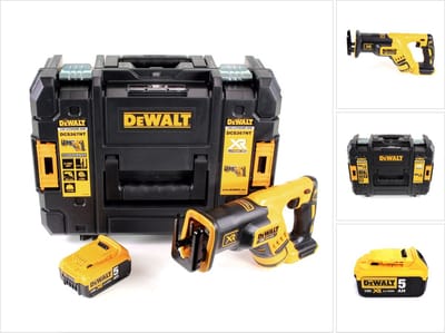 DeWalt DCS 367 NT Accu Reciprozaag 18V Brushless + 1x accu 5,0Ah + TSTAK - zonder lader