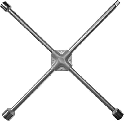 SW-Stahl 02100L wielkruissleutel, 1/2", 17 mm 19 mm 21 mm I wielkruissleutel I wielkruis 1/2 I gereedschap voor bandenwissel I velg gekruist I bandengereedschap I autokruis auto