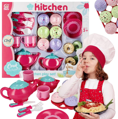 Food 3+ MEGA CREATIEVE keukenset Kit voor kinderen banketbakker koekjes 3+ MEGA CREATIEVE
