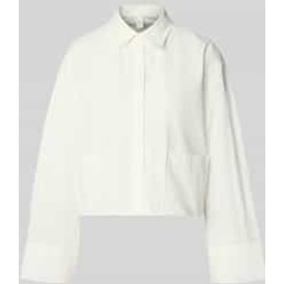 Relaxed fit Overhemdblouse met opgestikte Zak Model 'Lee'