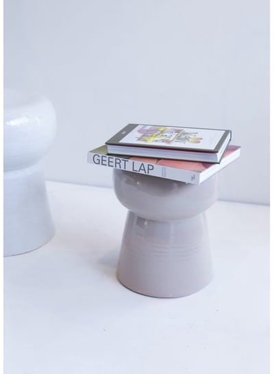 Ceramics Limburg Castico stool - Ceramics Limburg, white Wonen > Meubels > Bijzettafel > kruk