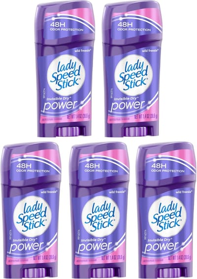 Lady Speed Stick Wild Freesia - Antiperspirant Dames - 5-pack, Stift, Langdurige Bescherming