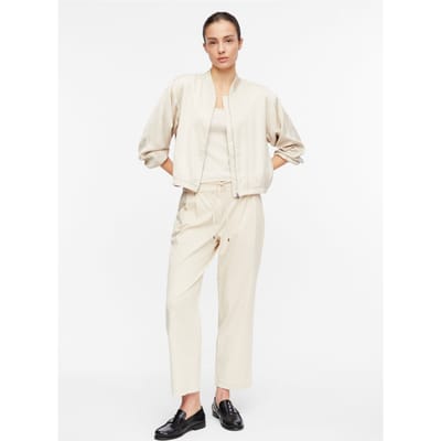 Comma  Pants Beige Größe: 38 | Straight Jeans Outlet | Damen | Braun