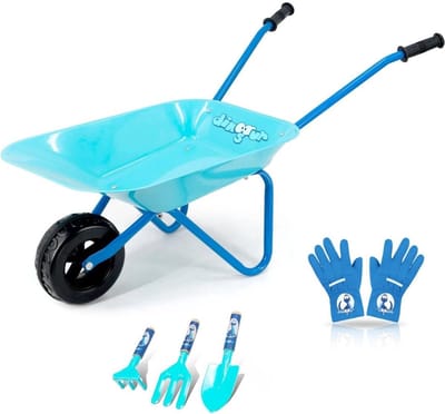 Thuys – Kruiwagen Kind – Speelgoed – Tuingereedschap Kind – 43 x 74 x 36cm – Blauw