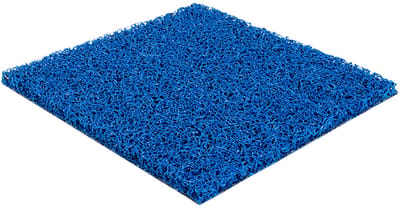 Deurmat antislip - Spaghettimat - blauw - 500x120cm - Dikte 15 mm - Entreemat - schoonloopmat