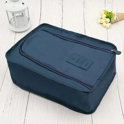 WiseGoods Premium Schoenentas Voor Sportschoenen - Reizen - Reisaccessoires - Tas 21x30x11.5CM - Sport Tassen - Sporten - Navy