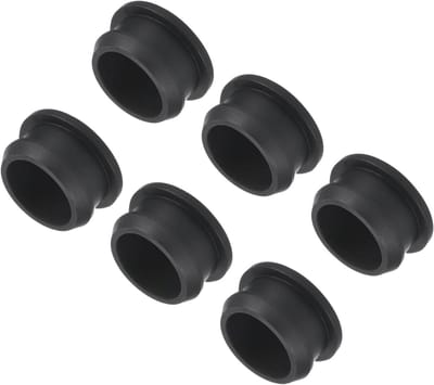 6-delige siliconen vergrendelingsgatstoppers - 21 mm diameter - paneelafdekkingsdeksel voor keuken - waterdichte rubberen schotten - meubelaccessoires.
