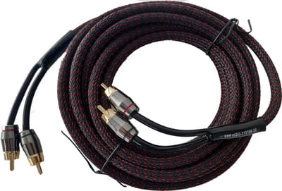 Audio System Z-PRO 5.0 HIGH-END cinch-kabel. 5 Meter OFC cinch-kabel met SNAKE-SKIN RCA / Tulp Kabel