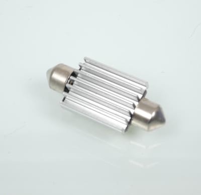 ampul led 12v blanche type navette c10w canbus rms voor auto moto 39mm nieuw