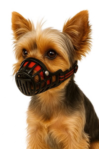 Muilkorf honden – Flamingo Silas Zwart XS – verstelbaar & comfortabel – voor kleine honden