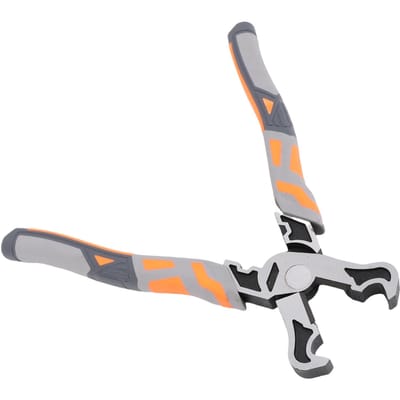 Kopkniptang 8 inch Ergonomisch ontwerp handvat Gehard gelegeerd staal Multifunctioneel Nagelverwijdering gray