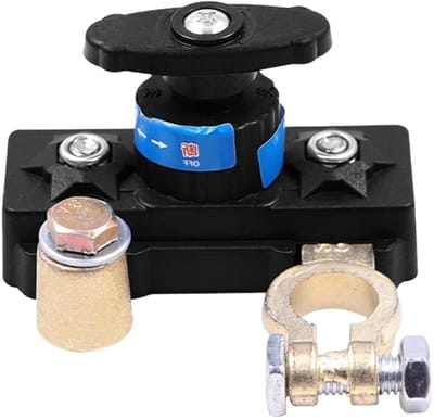 Accu Losknop - Stroomonderbreker Auto - Batterij Beschermen - 12V 24V Compatibel - 1 Stuks - Meerkleurig