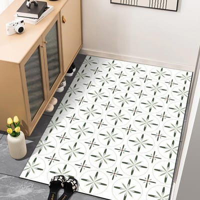 Keuken Antislip Mat Eenvoudig Absorberend Olie Absorberend Lang Anti-vuil Voetmat Entree Badkamer Badkamerdeur Anti-val 40 * 60Cm One touch clean