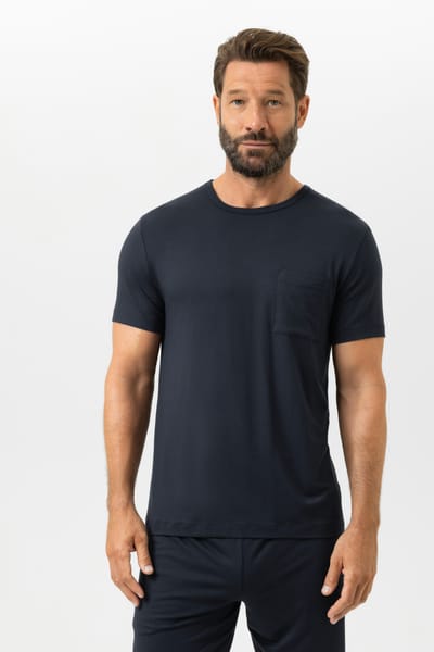 T-shirt Serie Jefferson Marineblauw