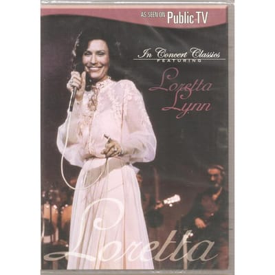 DVD LORETTA LYNN - In Concert DPTDV231 DPTV Media 2004 US Country Gebruikt white