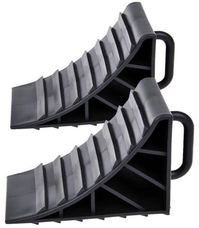 ProPlus Wielkeg met handvat - kunststof - 15 cm - zwart - 2 stuks