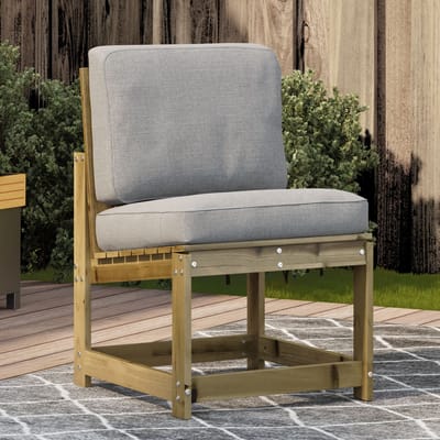 vidaXL - Tuinstoel - 50,5x55x77 - cm - geïmpregneerd - grenenhout