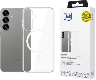 3Mk Clear Magcase Voor Samsung Galaxy S25+ Hoesje Bescherming Tegen Stoten En Krassen