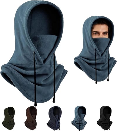 Multifunctionele Winter Balaclava voor Mannen en Vrouwen, Thermisch Fleece, Winddicht Gezichtsmasker met Nekwarmer voor Skiën, Fietsen en Wandelen
