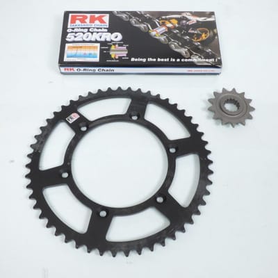 Kit chaîne France Equipement pour Moto Gas gas 200 EC 2000 à 2011 13X51 pas 520 Neuf