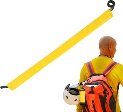 Kabelbeschermhoes Klimtouw - Touwbeschermer - Veilig Klimmen - Verstelbare Sluiting - ca. 50 cm - Geel