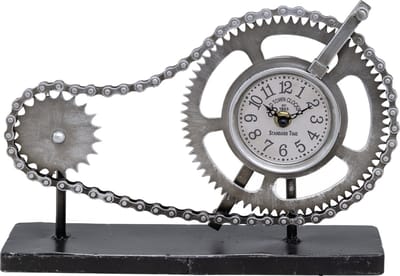 VOLT - klok - tandwiel tafelklok - tandwiel klok - Afm. 31cm - industriële klok